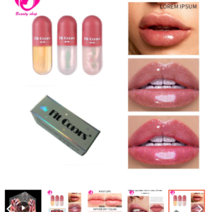 Fit Colors Crystal Jelly Lip Gloss Labial Lip Plumper Oil Shiny Clear Lip Balm Beauty Lip Makeup Batom Líquido Lip Oil Hidratar
